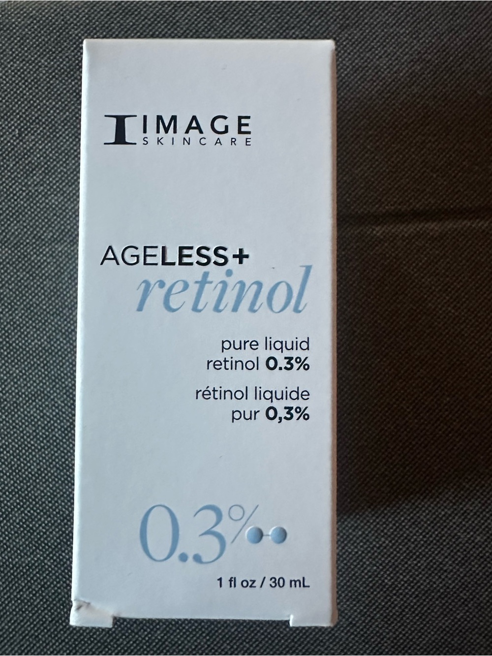 IMAGE Skincare Ageless+ Retinol 0.3% Pure Liquid Serum - White/Light Blue